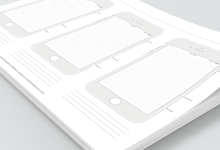 16款值得一用的iPhone线框图模板 (PSD & Sketch）